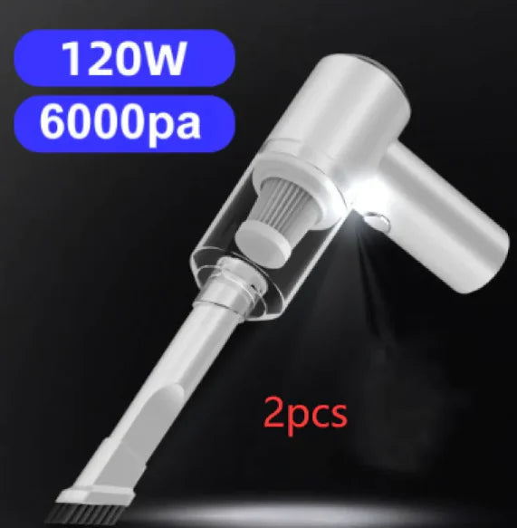 Aspiradora Inalámbrica para Automóvil de 120W