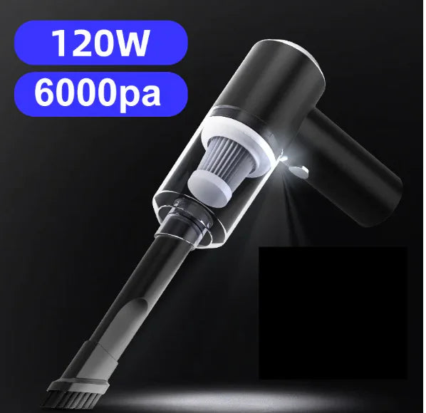 Aspiradora Inalámbrica para Automóvil de 120W