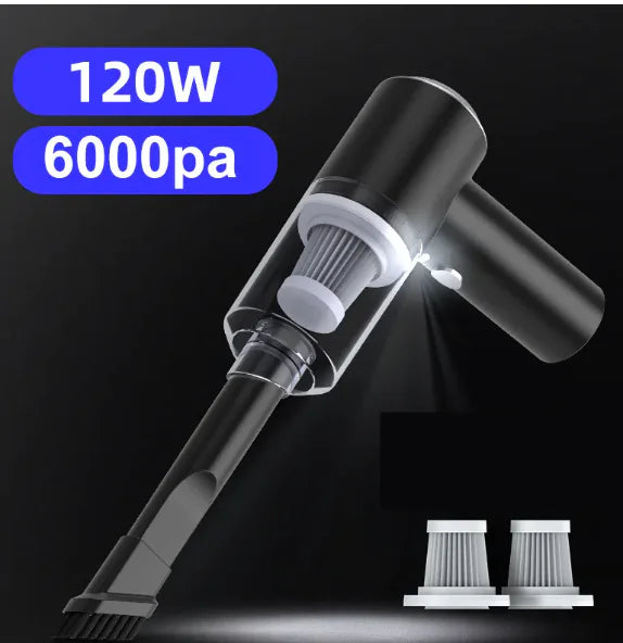 Aspiradora Inalámbrica para Automóvil de 120W