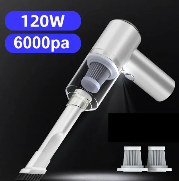 Aspiradora Inalámbrica para Automóvil de 120W