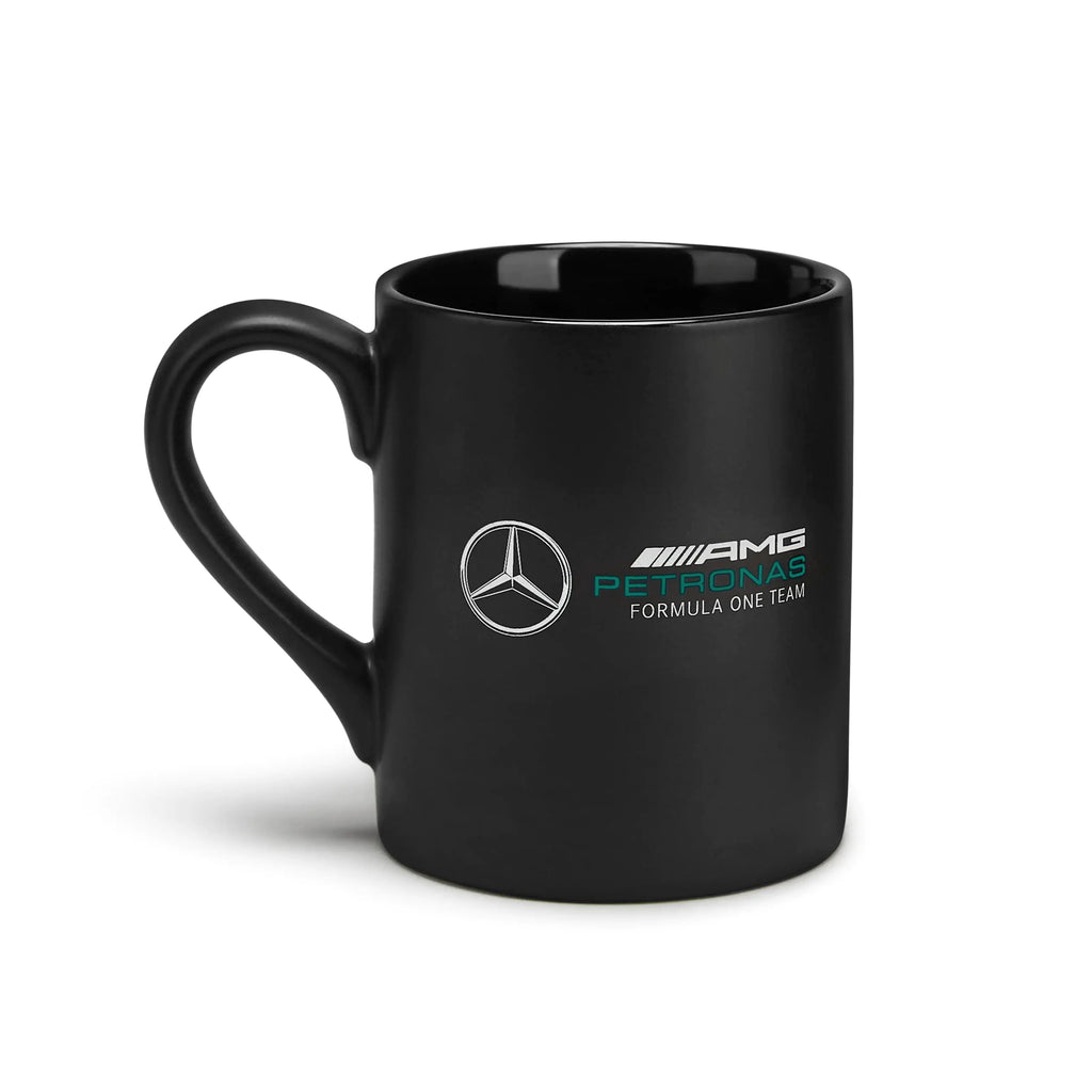 Mercedes AMG Petronas Formula One Team - Mercancía Oficial de la Fórmula 1 - Taza con Logo - Negro - 310ml