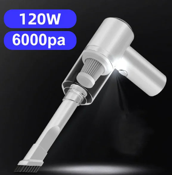 Aspiradora Inalámbrica para Automóvil de 120W
